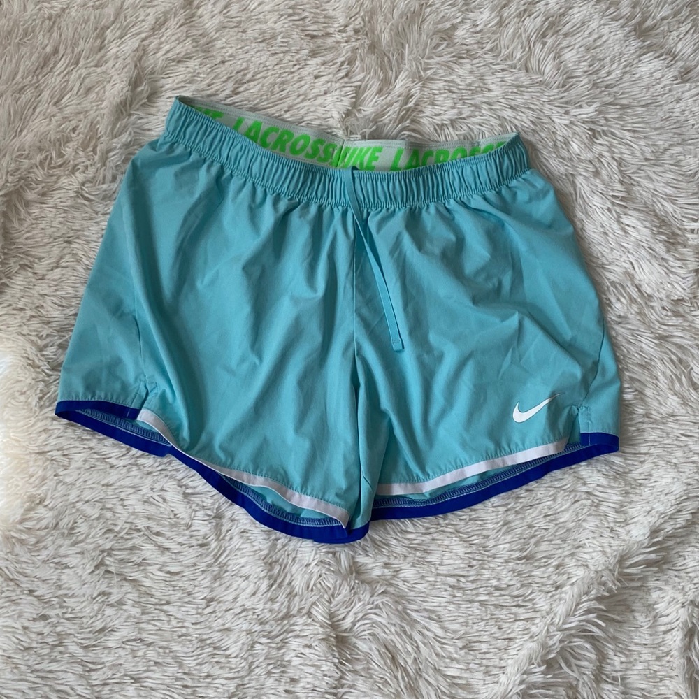 Blue lacrosse shorts